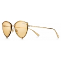 Tiffany & Co. - Occhiale da Sole Forma Triangolare - Oro Giallo Chiaro - Collezione Tiffany - Tiffany & Co. Eyewear