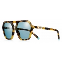 Tiffany & Co. - Irregular Sunglasses - Yellow Tortoiseshell Blue - Tiffany HardWear Collection - Tiffany & Co. Eyewear