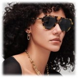 Tiffany & Co. - Irregular Sunglasses - Yellow Tortoiseshell Blue - Tiffany HardWear Collection - Tiffany & Co. Eyewear