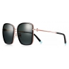 Tiffany & Co. - Occhiale da Sole Quadrati - Nero Oro Rosa Grigio Scuro - Collezione Tiffany T - Tiffany & Co. Eyewear