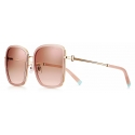 Tiffany & Co. - Square Sunglasses - Black Rose Gold Dark Gray - Tiffany T Collection - Tiffany & Co. Eyewear
