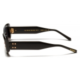 Valentino - Rectangular Sunglasses in Acetate - Black Grey - Valentino Eyewear