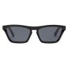 Stella McCartney - Rectangular Sunglasses - Shiny Black Smoke