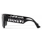 Versace - 90s Vintage Logo Sunglasses - Black - Sunglasses - Versace Eyewear