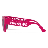 Versace - 90s Vintage Logo Sunglasses - Fuchsia - Sunglasses - Versace Eyewear