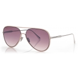 Tom Ford - Jessie Sunglasses - Occhiali da Sole Pilota - Argento Rosa - FT1016 - Occhiali da Sole - Tom Ford Eyewear