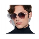 Tom Ford - Jessie Sunglasses - Occhiali da Sole Pilota - Argento Rosa - FT1016 - Occhiali da Sole - Tom Ford Eyewear