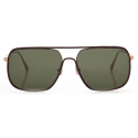 Tom Ford - Cliff Sunglasses - Occhiali da Sole Navigator - Oro Verde - FT1015 - Occhiali da Sole - Tom Ford Eyewear