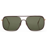 Tom Ford - Cliff Sunglasses - Navigator Sunglasses - Gold Green - FT1015 - Sunglasses - Tom Ford Eyewear