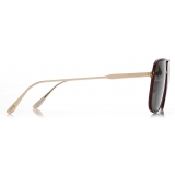 Tom Ford - Cliff Sunglasses - Navigator Sunglasses - Gold Green - FT1015 - Sunglasses - Tom Ford Eyewear