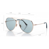 Tom Ford - Dashel Sunglasses - Occhiali da Sole Pilota - Oro Rosa - FT0996 - Occhiali da Sole - Tom Ford Eyewear