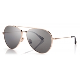 Tom Ford - Dashel Sunglasses - Pilot Sunglasses - Rose Gold Smoke - FT0996 - Sunglasses - Tom Ford Eyewear