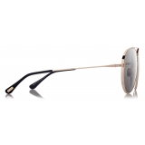 Tom Ford - Dashel Sunglasses - Pilot Sunglasses - Rose Gold Smoke - FT0996 - Sunglasses - Tom Ford Eyewear