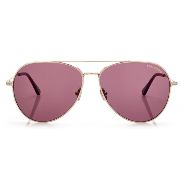 Tom Ford - Dashel Sunglasses - Pilot Sunglasses - Gold Violet - FT0996 - Sunglasses - Tom Ford Eyewear