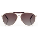 Tom Ford - Raphael Sunglasses - Occhiali da Sole Pilota - Oro Pallido - FT0995 - Occhiali da Sole - Tom Ford Eyewear