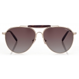 Tom Ford - Raphael Sunglasses - Occhiali da Sole Pilota - Oro Pallido - FT0995 - Occhiali da Sole - Tom Ford Eyewear