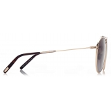 Tom Ford - Raphael Sunglasses - Occhiali da Sole Pilota - Oro Pallido - FT0995 - Occhiali da Sole - Tom Ford Eyewear