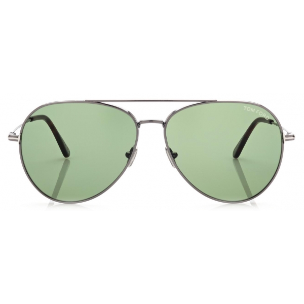 Tom Ford - Dashel Sunglasses - Pilot Sunglasses - Gunmetal Green - FT0996 - Sunglasses - Tom Ford Eyewear