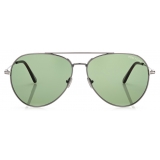 Tom Ford - Dashel Sunglasses - Occhiali da Sole Pilota - Canna di Fucile Verde - FT0996 - Occhiali da Sole - Tom Ford Eyewear