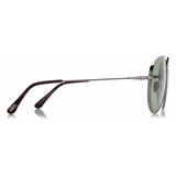 Tom Ford - Dashel Sunglasses - Occhiali da Sole Pilota - Canna di Fucile Verde - FT0996 - Occhiali da Sole - Tom Ford Eyewear