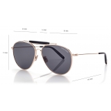 Tom Ford - Raphael Sunglasses - Pilot Sunglasses - Rose Gold Smoke - FT0995 - Sunglasses - Tom Ford Eyewear