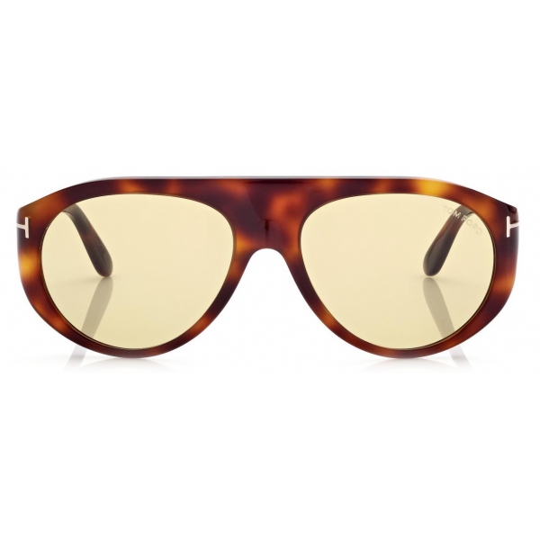 Tom Ford - Rex Sunglasses - Occhiali da Sole Pilota - Havana Vintage - FT1001 - Occhiali da Sole - Tom Ford Eyewear