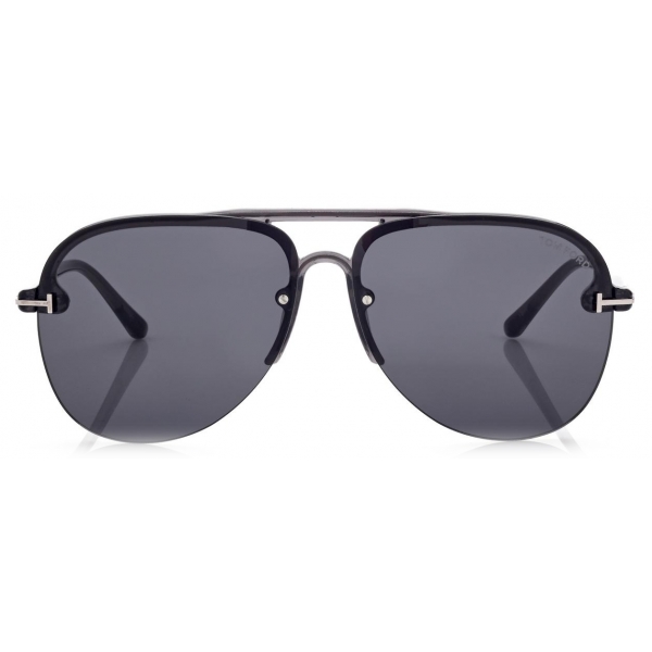Tom Ford - Terry Sunglasses - Occhiali da Sole Pilota - Grigio - FT1004 - Occhiali da Sole - Tom Ford Eyewear