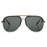 Tom Ford - Terry Sunglasses - Pilot Sunglasses - Light Brown Green - FT1004 - Sunglasses - Tom Ford Eyewear