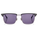 Tom Ford - Hudson Sunglasses - Occhiali da Sole Squadrati - Blu Mastice - FT0997-H - Occhiali da Sole - Tom Ford Eyewear