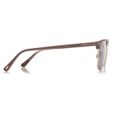 Tom Ford - Hudson Sunglasses - Occhiali da Sole Squadrati - Havana Scuro Roviex - FT0997-H - Occhiali da Sole - Tom Ford Eyewear