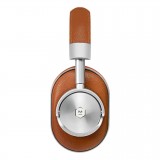 Master & Dynamic - MW60 - Halliburton Case - Silver Metal / Brown Leather - Premium High Quality Wireless Over-Ear Headphones