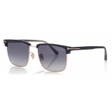 Tom Ford - Polarized Hudson Sunglasses - Occhiali da Sole Squadrati - Nero - FT0997-P - Occhiali da Sole - Tom Ford Eyewear