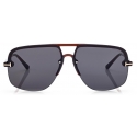 Tom Ford - Hugo Sunglasses - Navigator Sunglasses - Light Brown Blue - FT1003 - Sunglasses - Tom Ford Eyewear