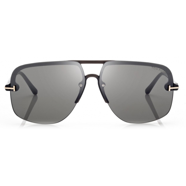 Tom Ford - Hugo Sunglasses - Navigator Sunglasses - Light Brown Blue - FT1003 - Sunglasses - Tom Ford Eyewear