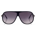 Tom Ford - Spencer Sunglasses - Occhiali da Sole Oversize Pilota - Nero - FT0998 - Occhiali da Sole - Tom Ford Eyewear