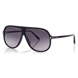 Tom Ford - Spencer Sunglasses - Occhiali da Sole Oversize Pilota - Nero - FT0998 - Occhiali da Sole - Tom Ford Eyewear