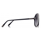 Tom Ford - Spencer Sunglasses - Pilot Oversize Sunglasses - Black - FT0998 - Sunglasses - Tom Ford Eyewear