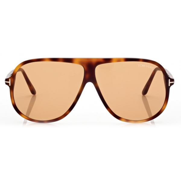 Tom Ford - Spencer Sunglasses - Pilot Oversize Sunglasses - Vintage Havana - FT0998 - Sunglasses - Tom Ford Eyewear