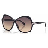 Tom Ford - Rosemin Sunglasses - Occhiali da Sole a Farfalla Oversize - Nero - FT1013 - Occhiali da Sole - Tom Ford Eyewear