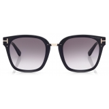 Tom Ford - Philippa Sunglasses - Occhiali da Sole Quadrati - Nero - FT1014