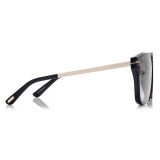 Tom Ford - Philippa Sunglasses - Occhiali da Sole Quadrati - Nero - FT1014