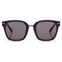 Tom Ford - Philippa Sunglasses - Square Sunglasses - Burgundy Smoke - FT1014