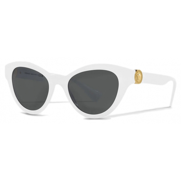 Versace - Charm Medusa Sunglasses - White - Sunglasses - Versace Eyewear