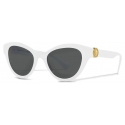 Versace - Charm Medusa Sunglasses - White - Sunglasses - Versace Eyewear