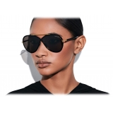 Tom Ford - Rickie Sunglasses - Occhiali da Sole Rotondi - Nero - FT1007