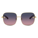 Versace - Medusa Glam Additional Fit Sunglasses - Gold Gradient Pink and Blue - Sunglasses - Versace Eyewear