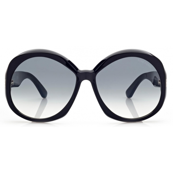 Tom Ford - Annabelle Sunglasses - Occhiali da Sole Rotondi - Nero - FT1010