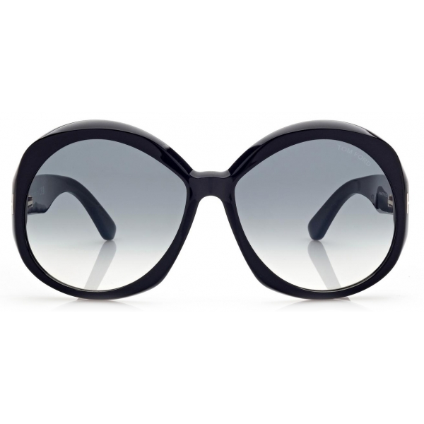 Tom Ford - Annabelle Sunglasses - Round Sunglasses - Black - FT1010