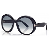 Tom Ford - Annabelle Sunglasses - Occhiali da Sole Rotondi - Nero - FT1010