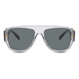 Versace - Macy's Aviator Sunglasses - Transparent Grey - Sunglasses - Versace Eyewear